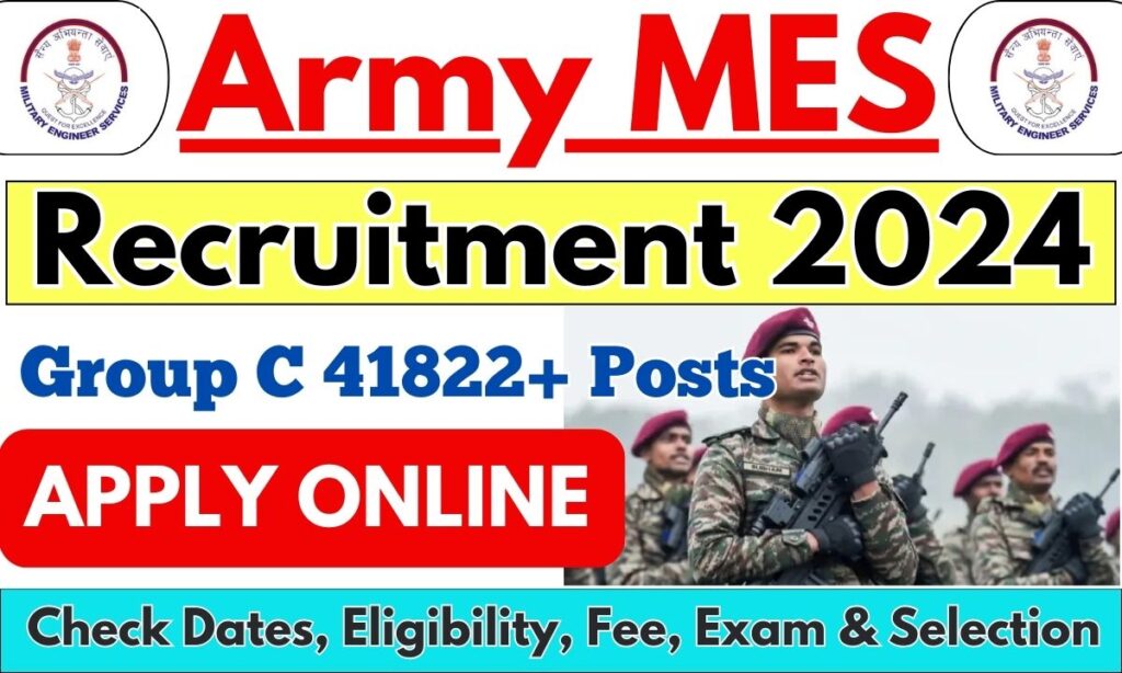 Army MES Recruitment 2024