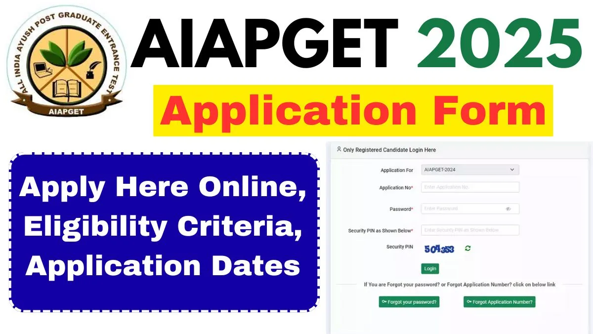 AIAPGET 2025 Application Form