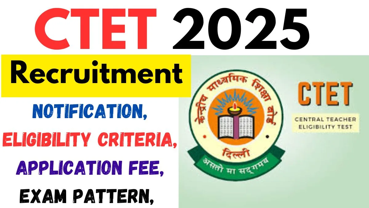 CTET Recruitment 2025