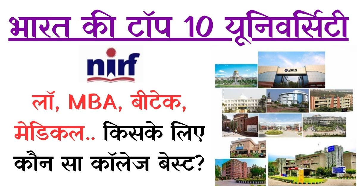 NIRF Ranking 2024 List