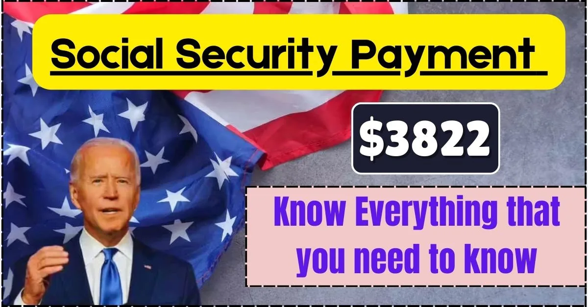 $3822 Social Security September 2024