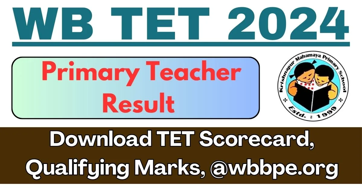 WB Primary TET Result 2024