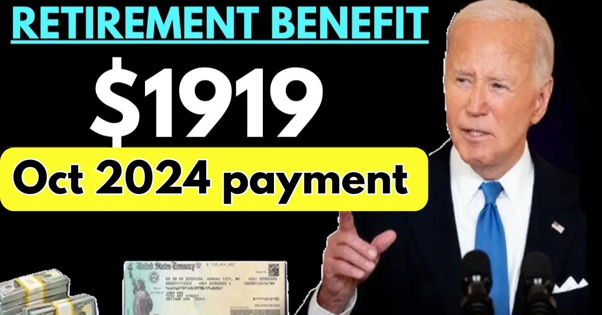 $1919 Retirement Benefit Payment 