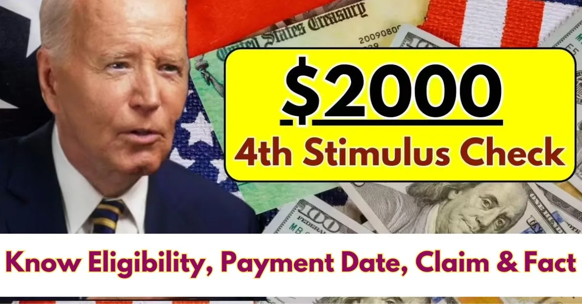 $2000 4th Stimulus Check Oct 2024