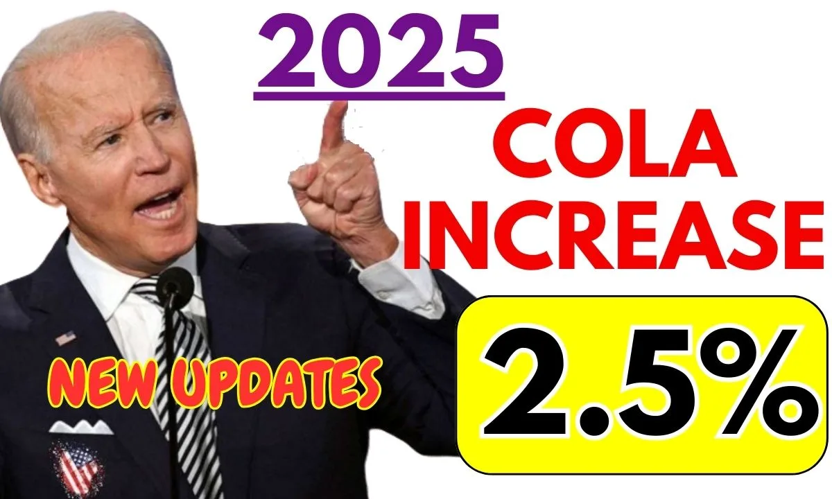 2025 Cola Increase