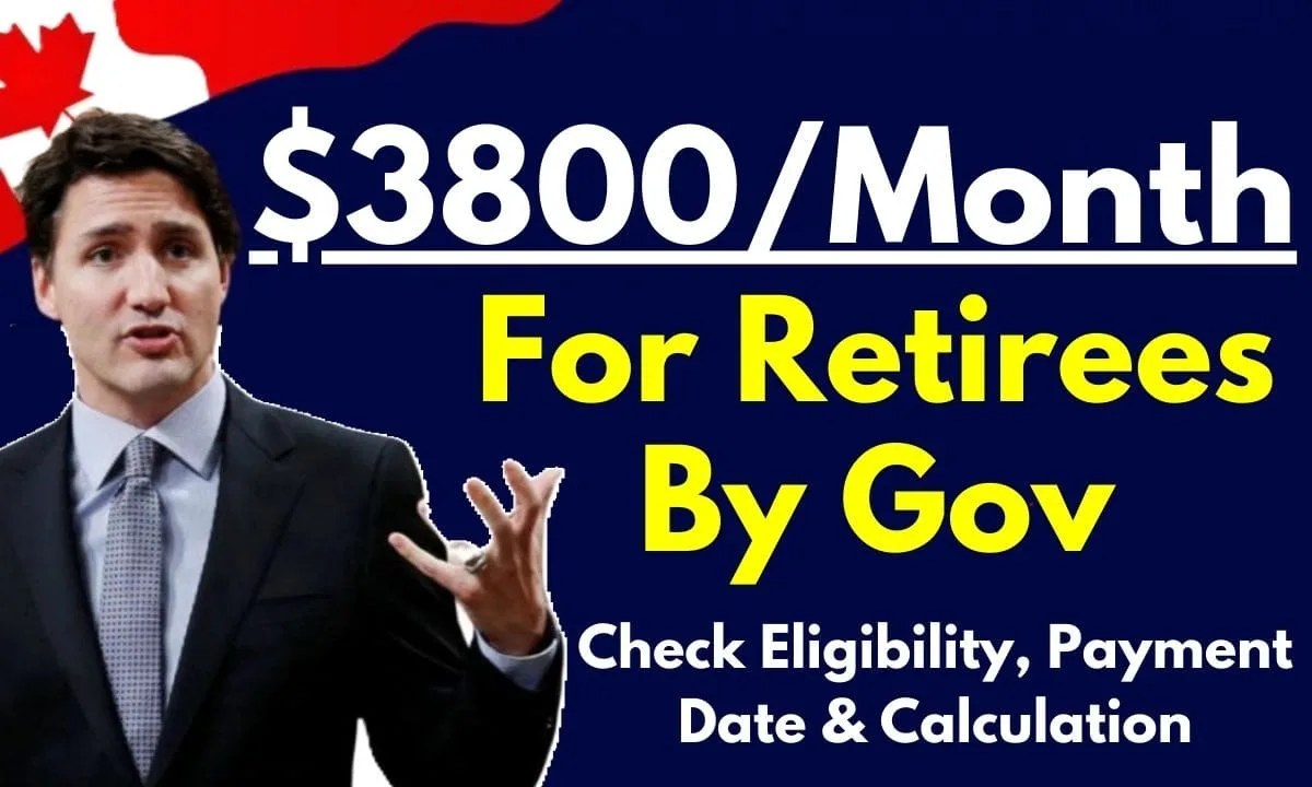 $3800 Payment For Retirees