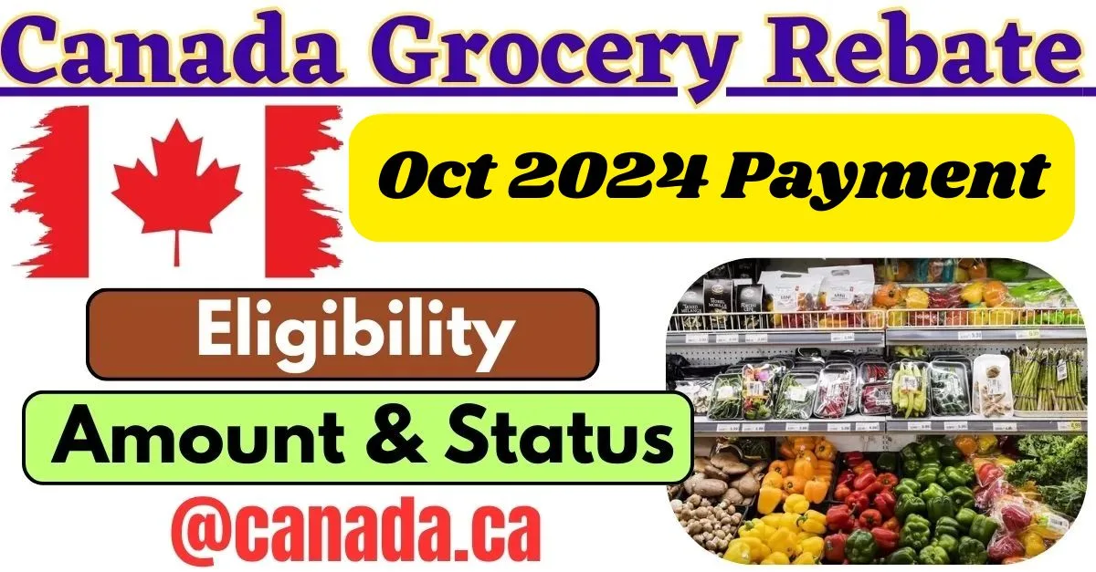 Grocery Rebate October 2024