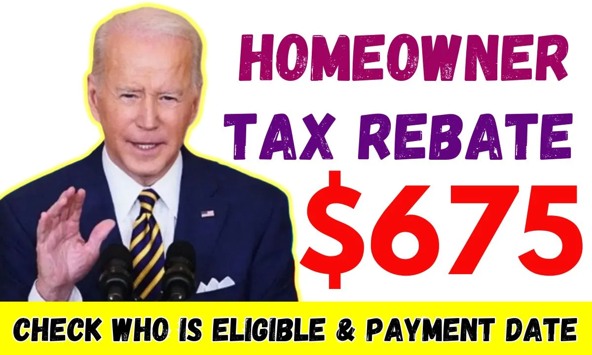 September 675 Homeowner Tax Rebate 2024 Check Who is Eligible