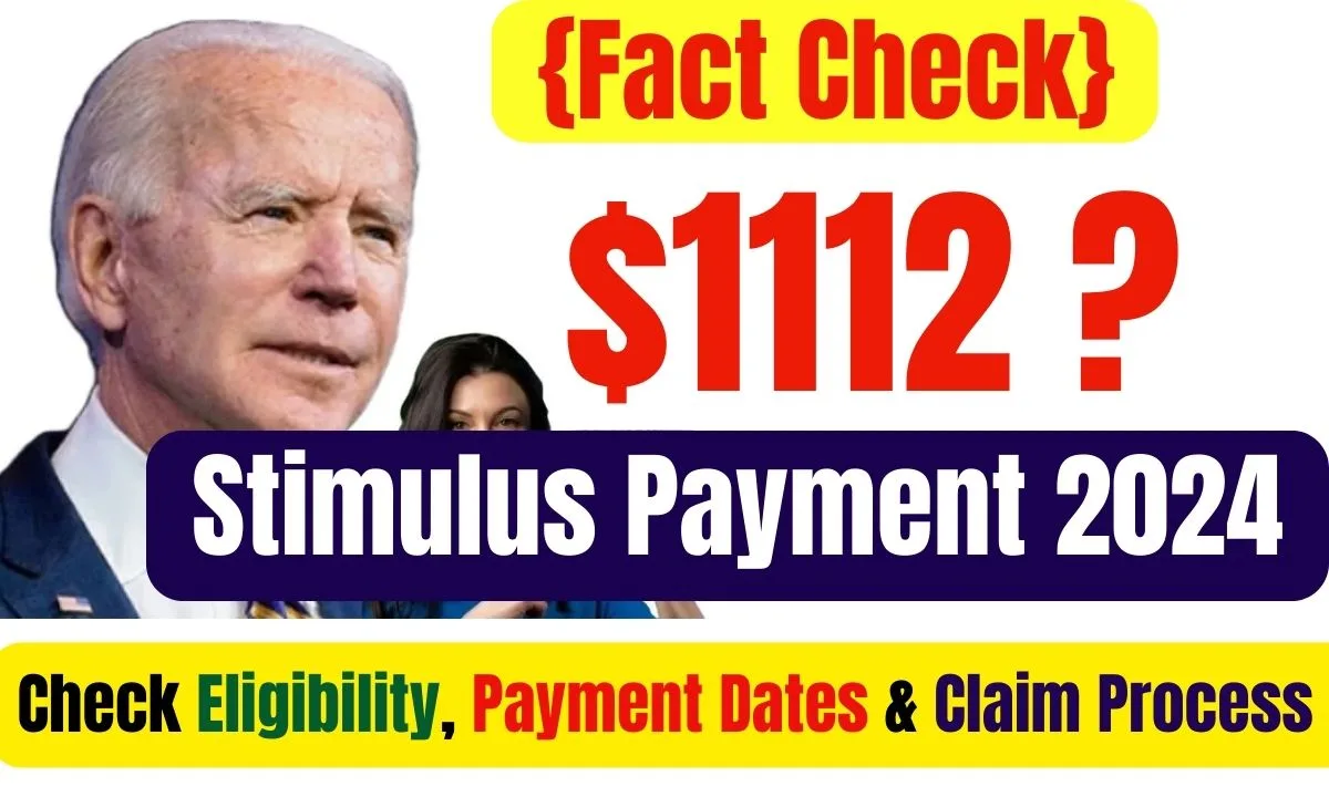 $1112 Stimulus Payment 2024