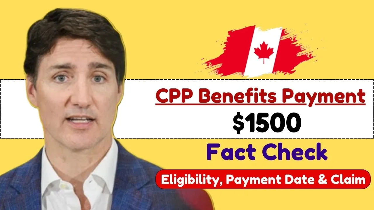 1500 CPP Benefits Payment