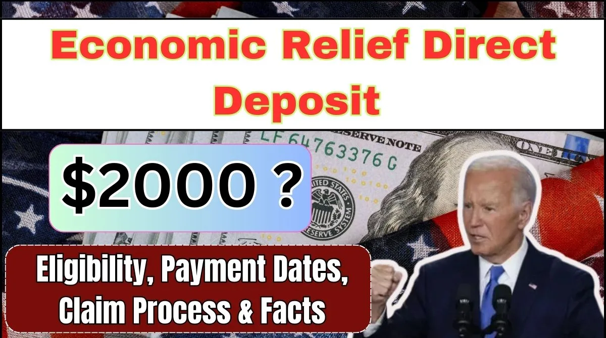 $2000 Economic Relief Direct Deposit 