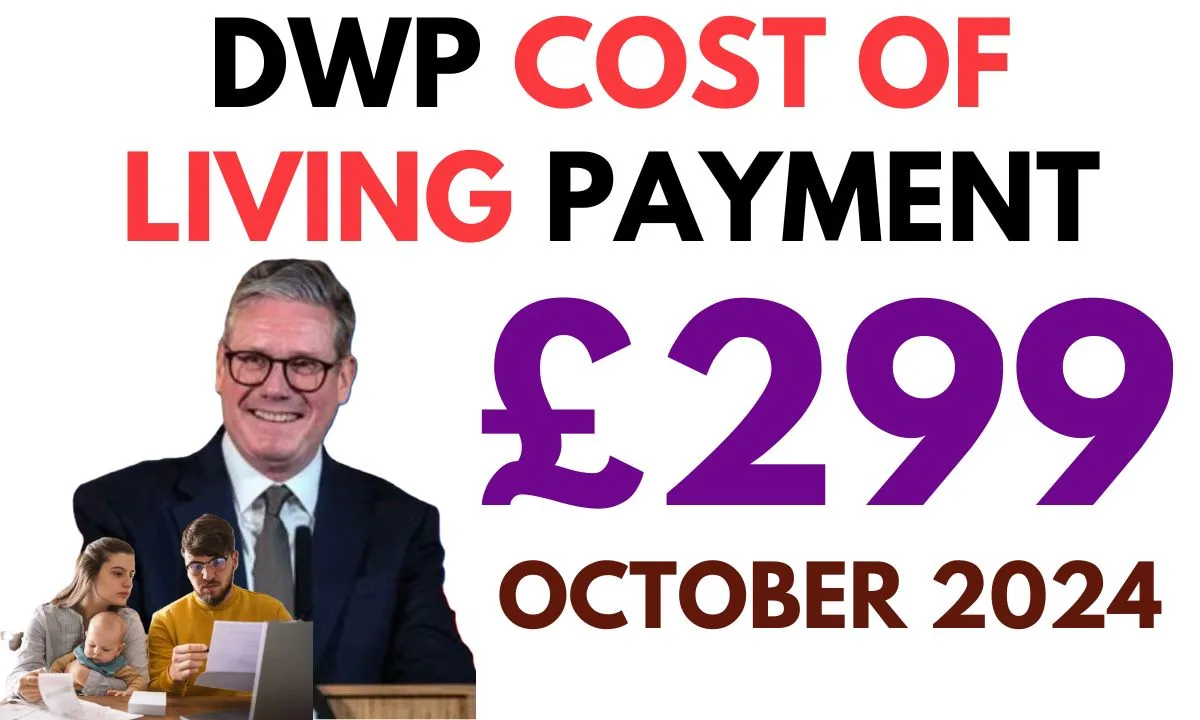 299 DWP Cost of Living Payment