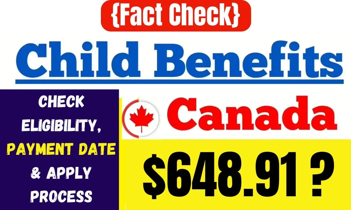 $648.91 Canada Child Benefits in November 2024