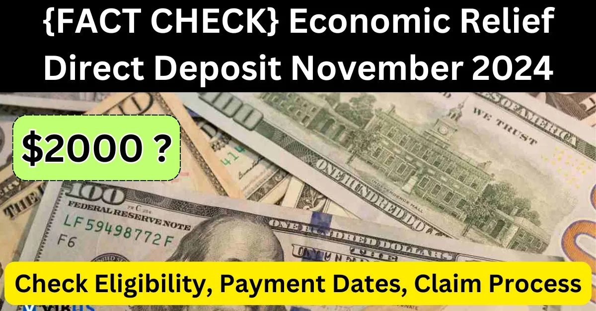 Economic Relief Direct Deposit 