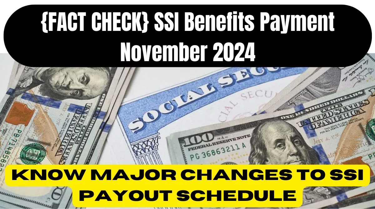 SSI Benefits Payment 