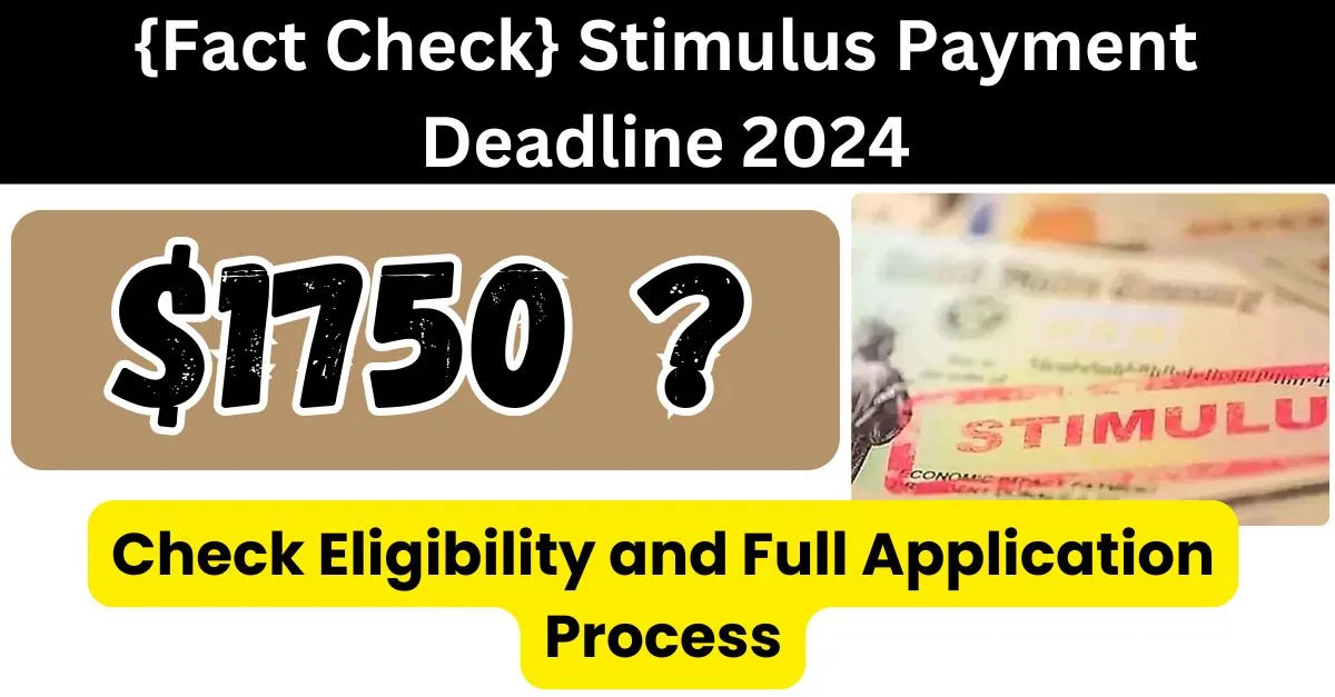 $1750 Stimulus Payment 