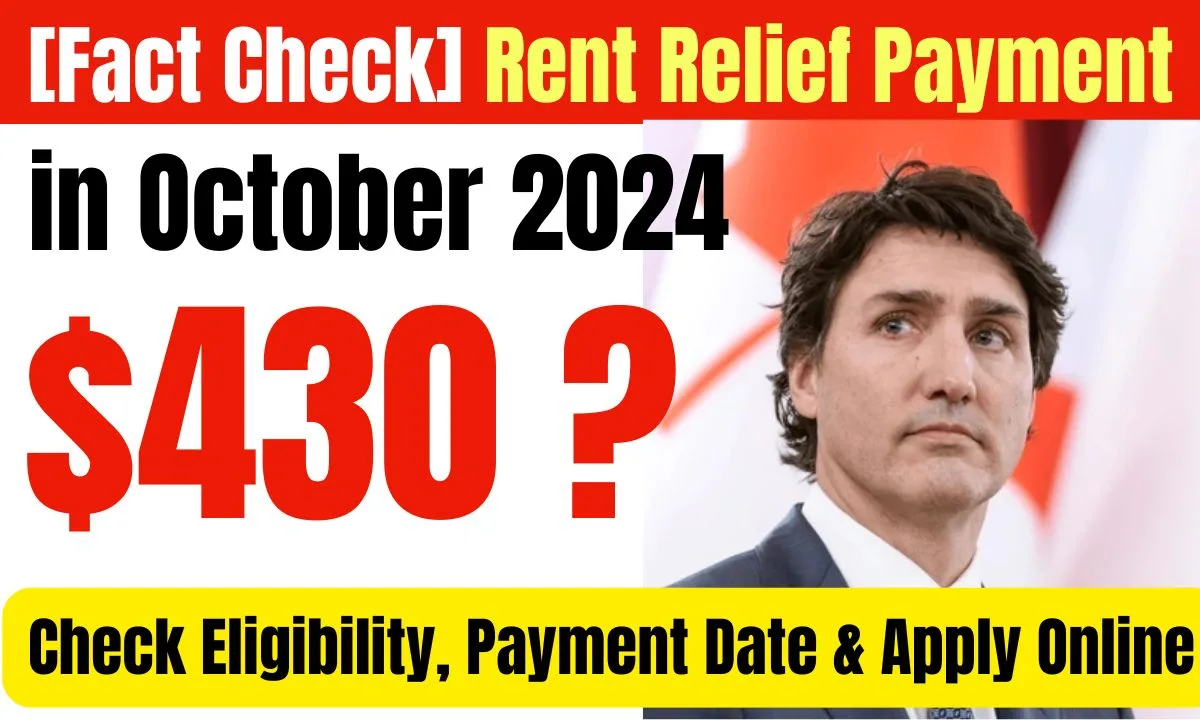 [Fact Check] $430 Rent Relief Payment in October 2024