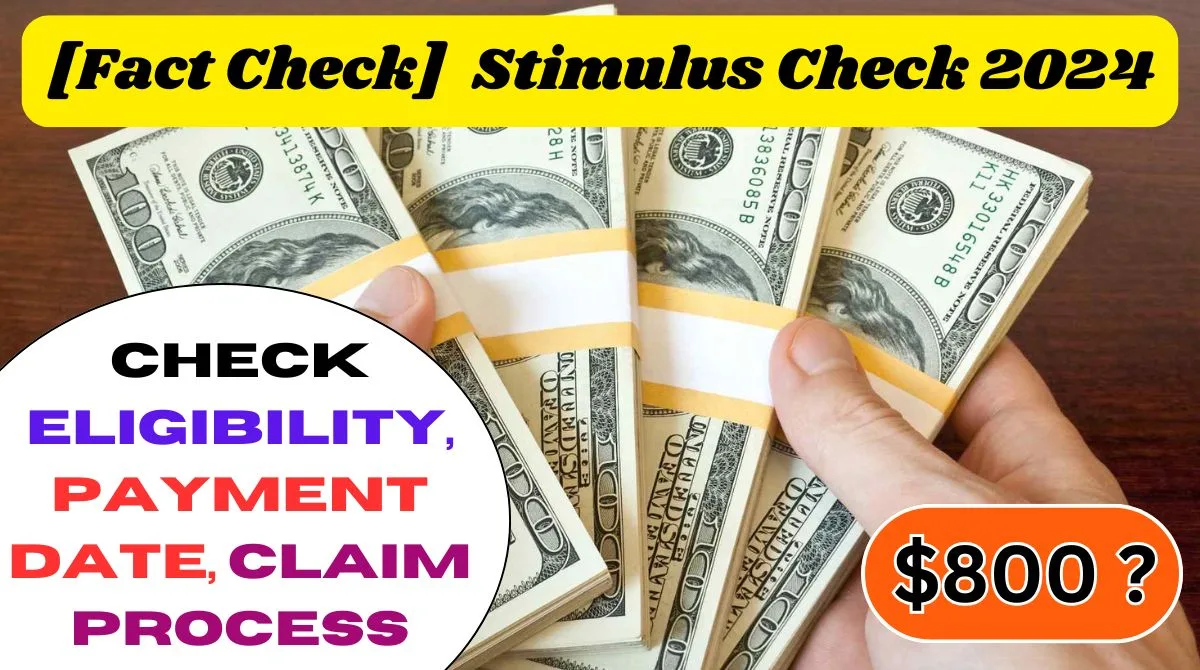 $800 Stimulus Check 2024