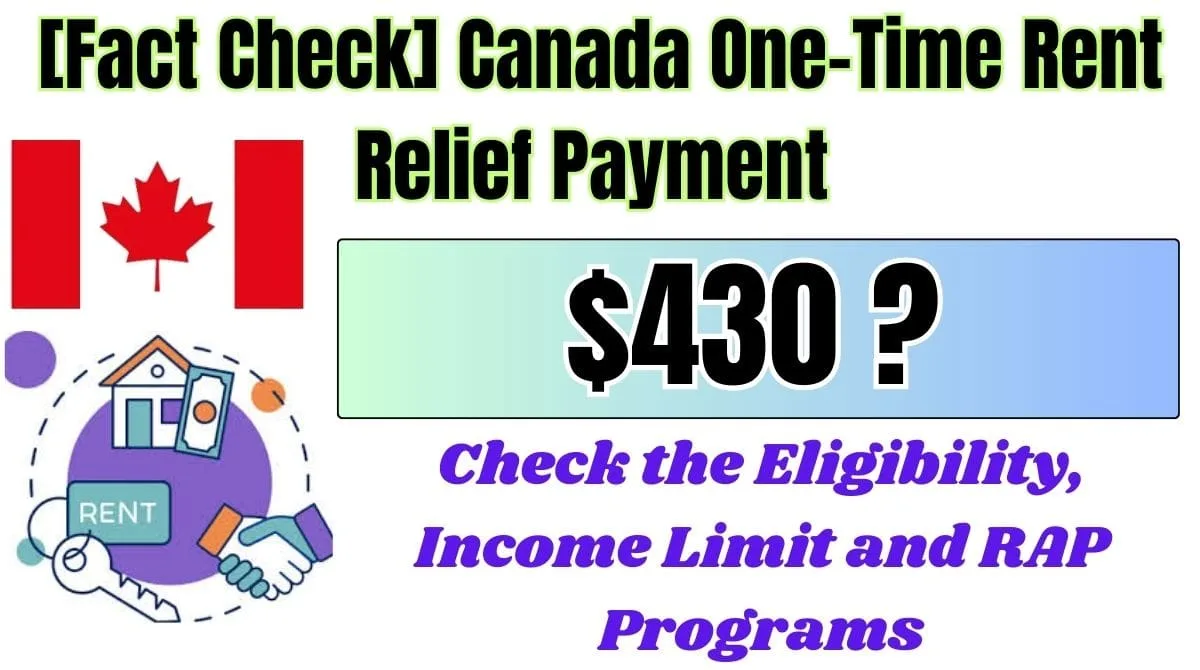 Canada $430 One-Time Rent Relief Payment 