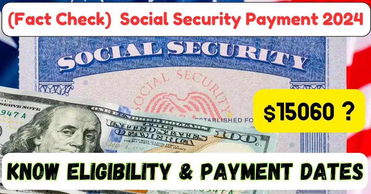 $15060 Social Security Payment 2024