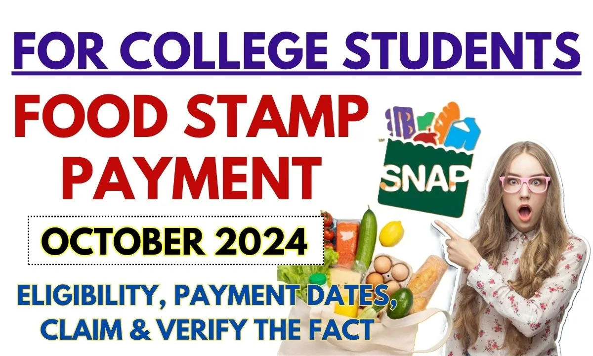 For College Students Food Stamp Payment