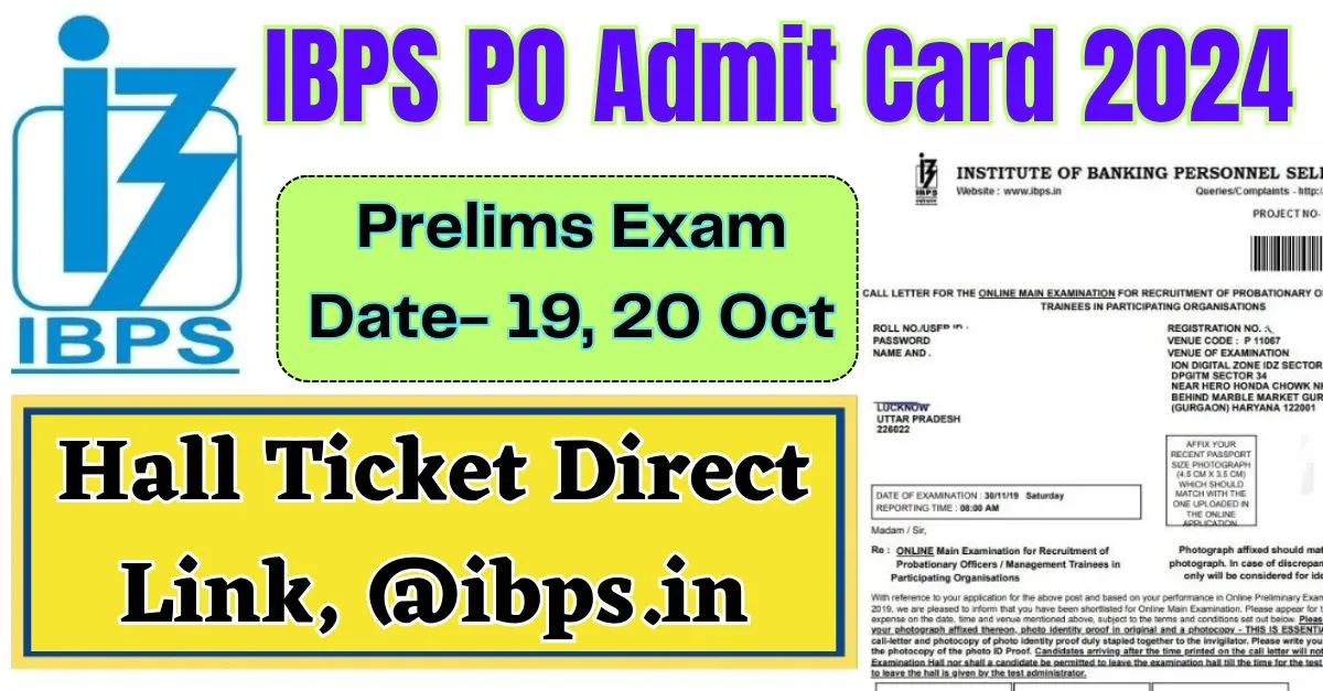 IBPS PO Admit Card 2024 Out 1 min jpg