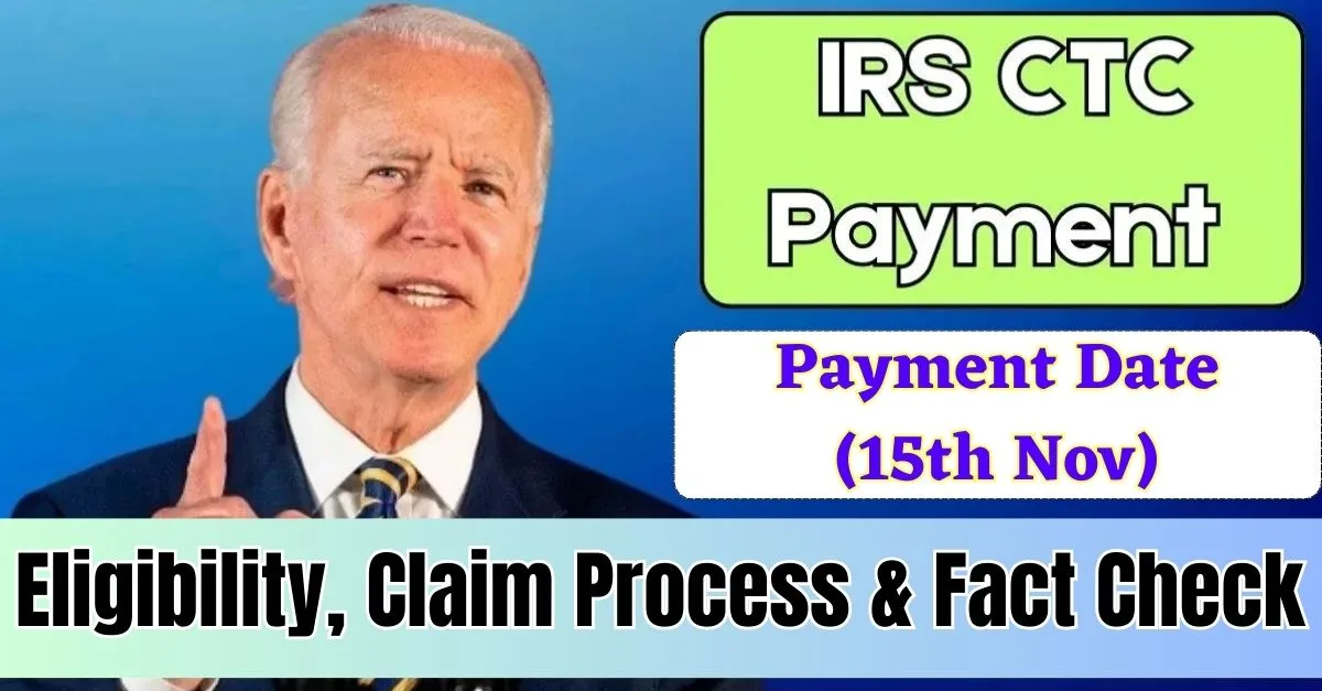 IRS CTC Nov 2024 Payment