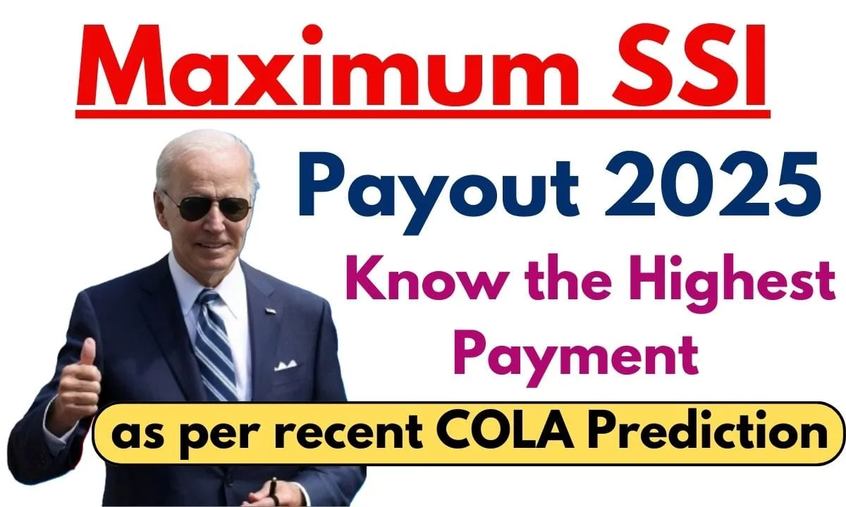 Maximum SSI Payout 2025