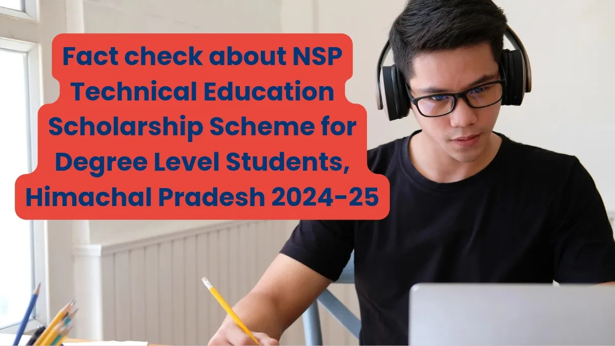 NSP Technical Education Scholarship Scheme for Degree Level