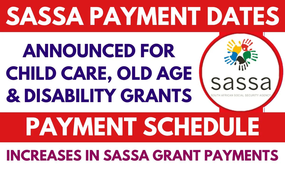 SASSA Payment Dates