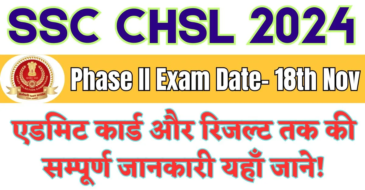 SSC CHSL Phase II Exam 2024