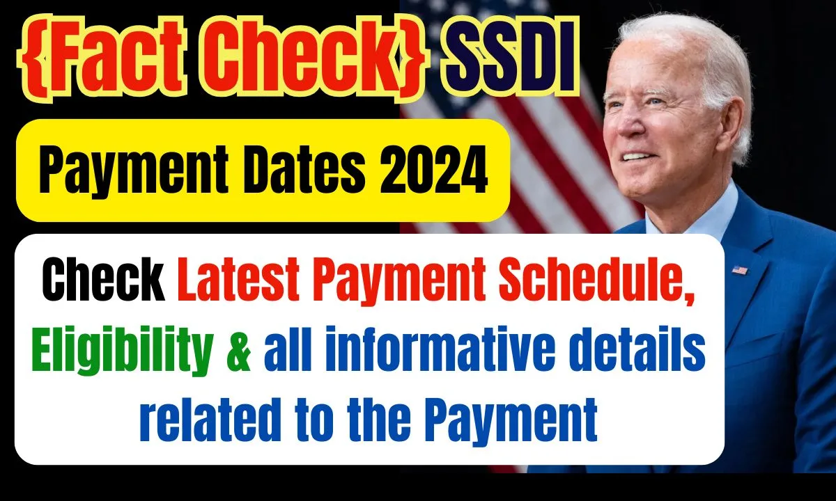 SSDI Payment Dates 2024