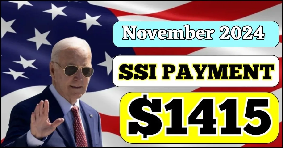 $1415 SSI Payment 2024