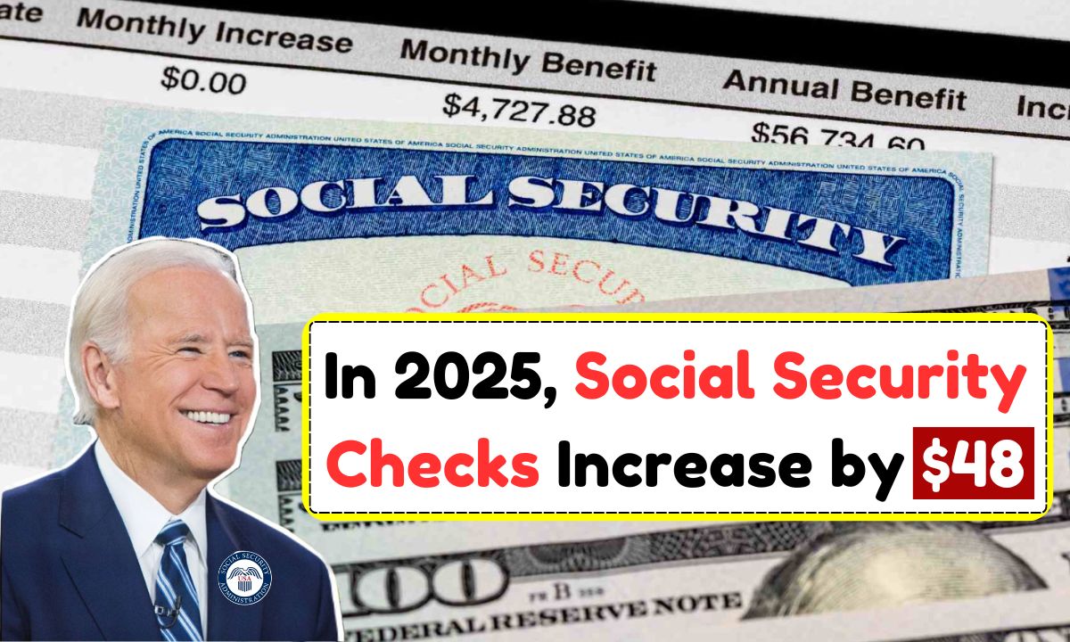 In 2025, Social Security Checks Increase by 48 Why are retirees