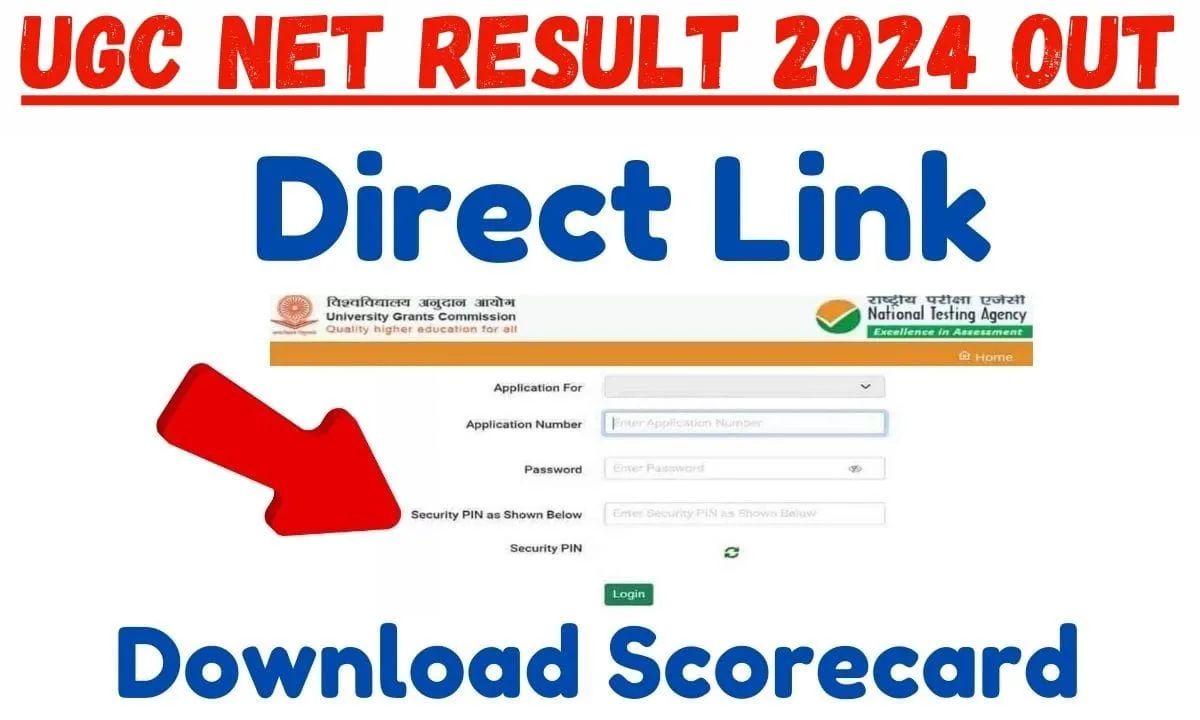 UGC NET Result 2024 Out