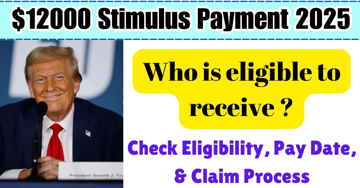 $12000 Stimulus Payment 2025