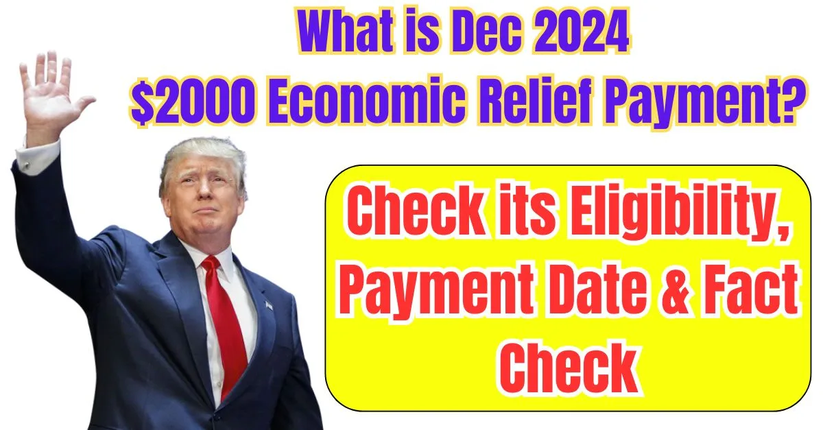 $2000 Economic Relief Payment