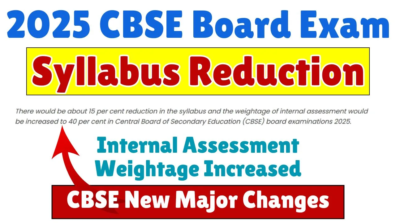 2025 CBSE Board Exam syllabus