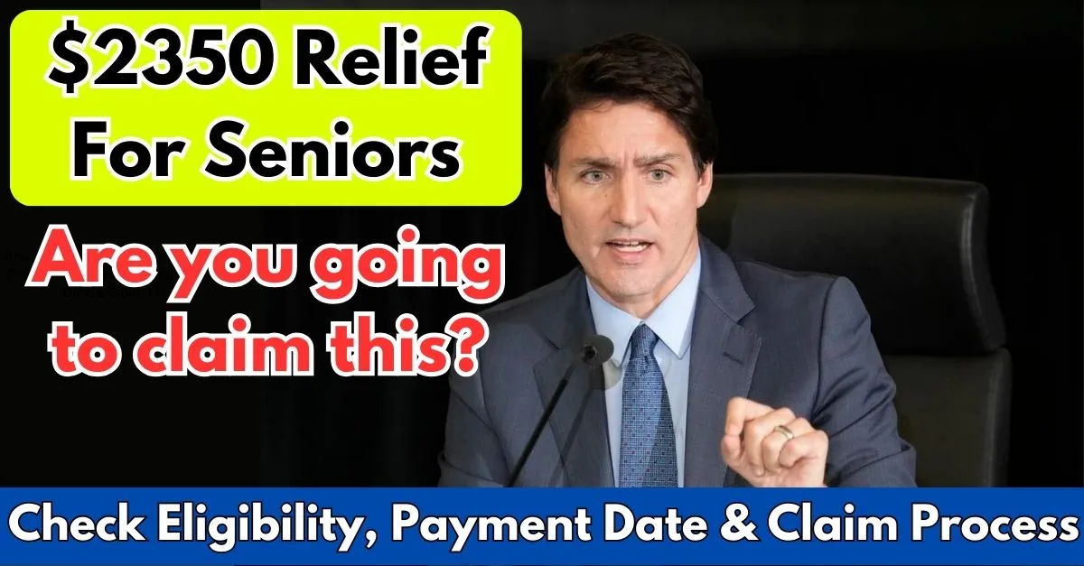 $2350 Relief For Seniors