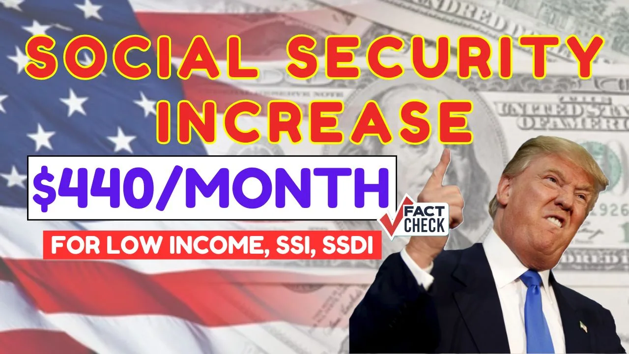 440 Monthly Social Security Increase