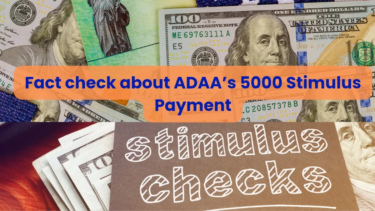 ADAA’s 5000 Stimulus Payment