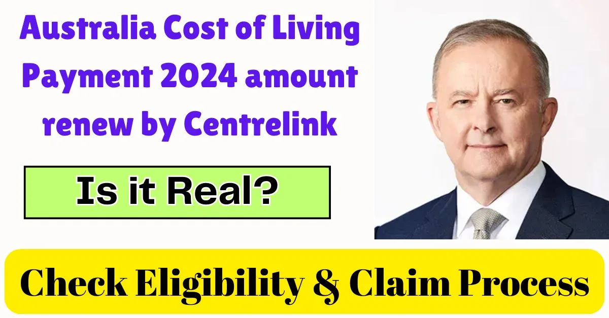 Australia Cost of Living Payment 2024 