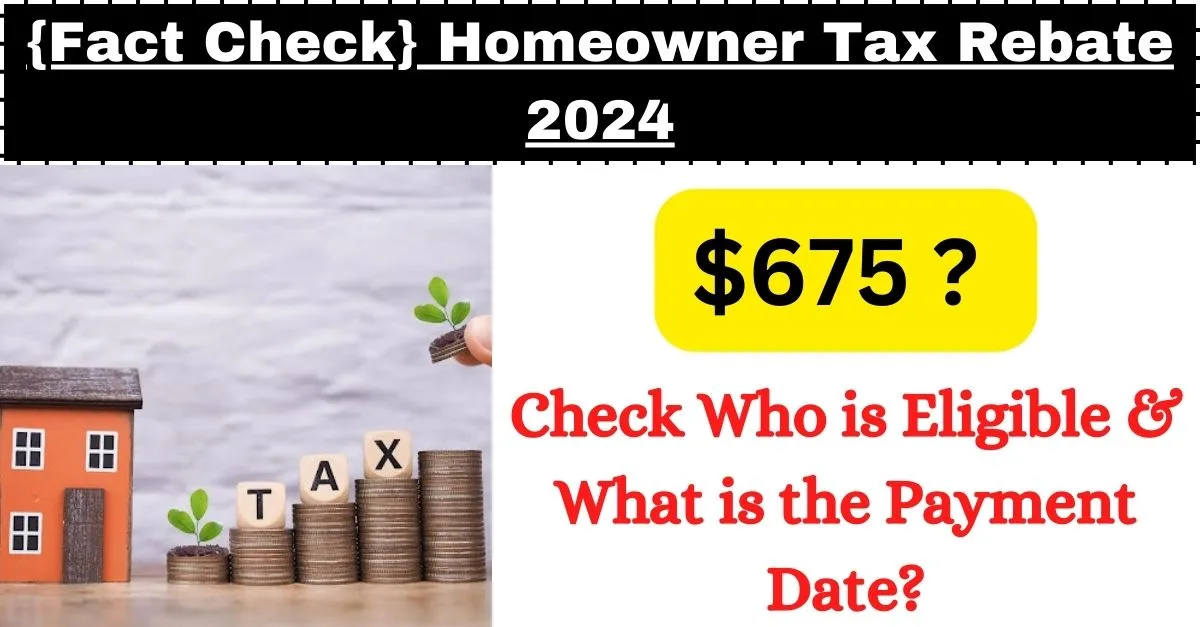 Homeowner Tax Rebate 