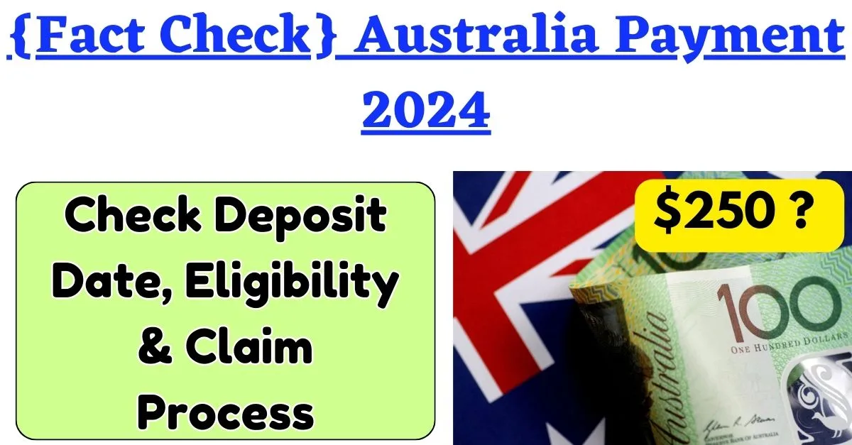 Australia $250 Payment 2024