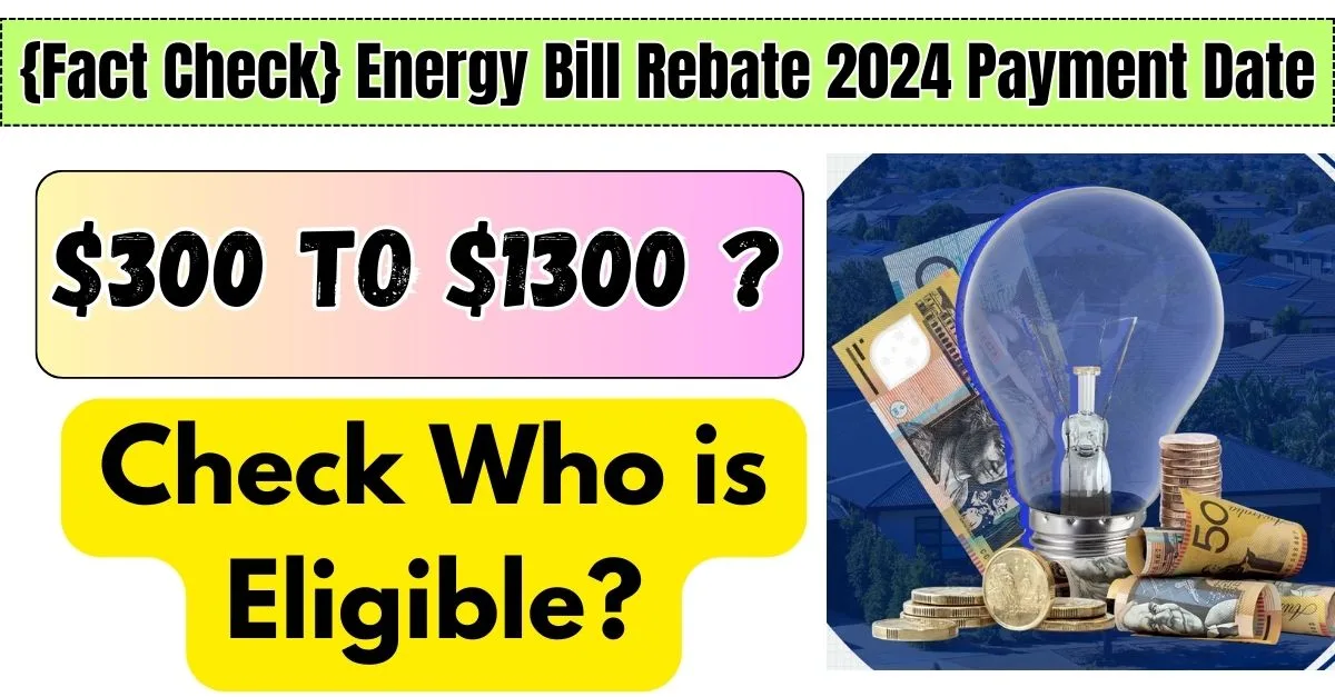 Energy Bill Rebate 2024