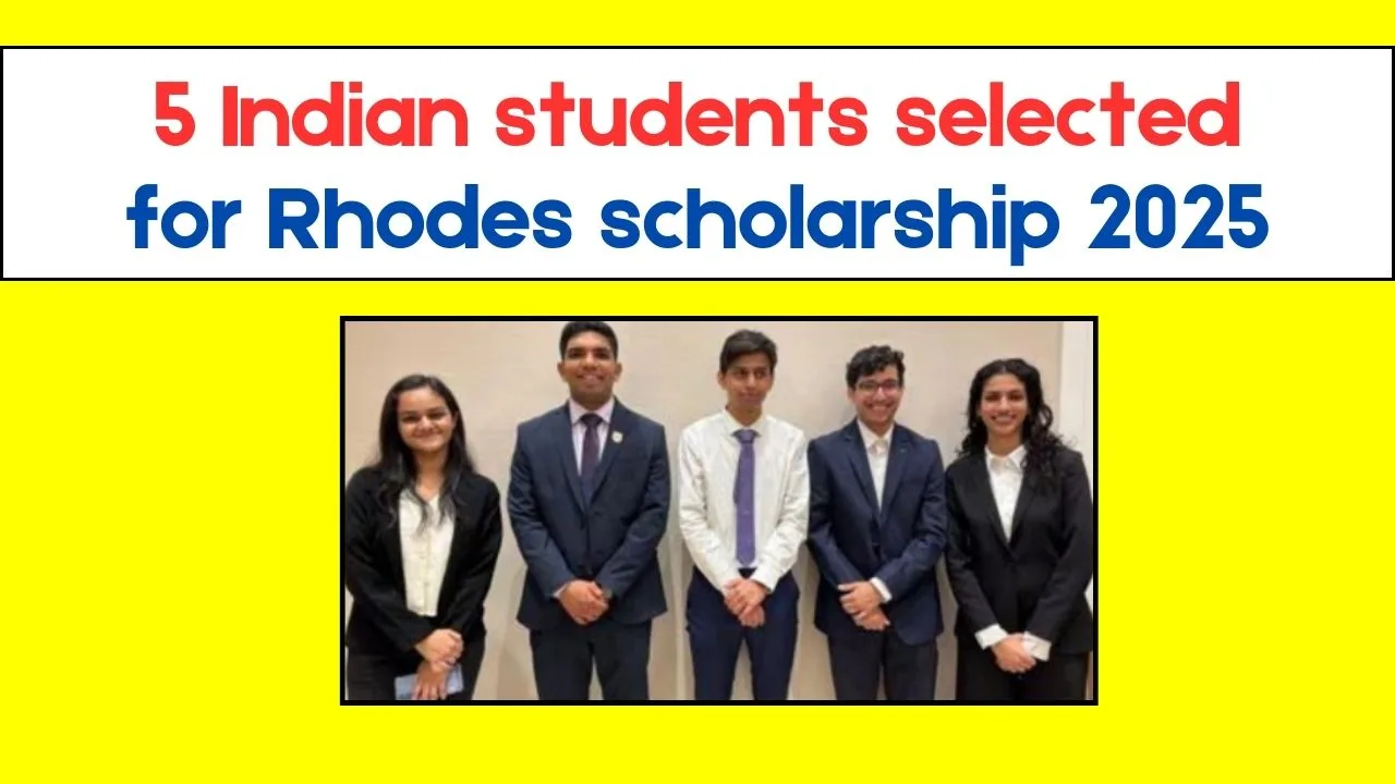 Rhodes scholarship 2025