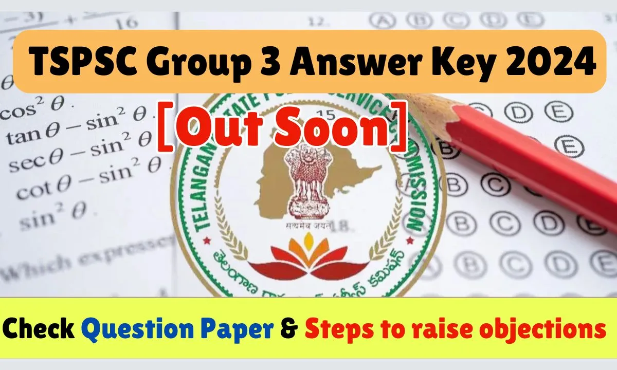 TSPSC Group 3 Answer Key 2024