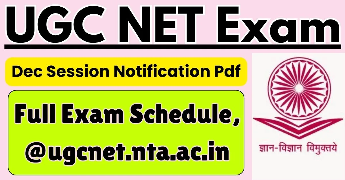 UGC NET 2024 Dec Session Exam