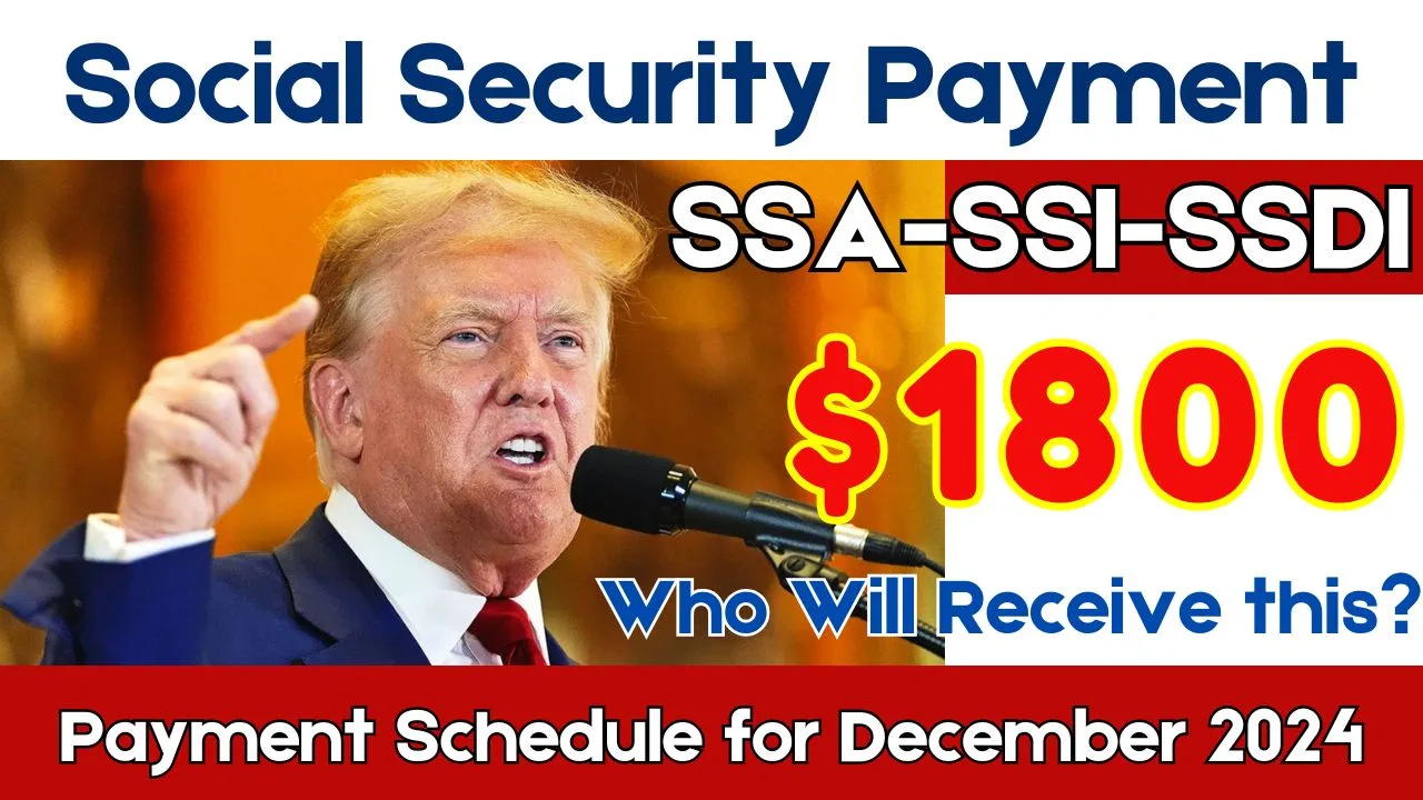 1800 Social Security Payment