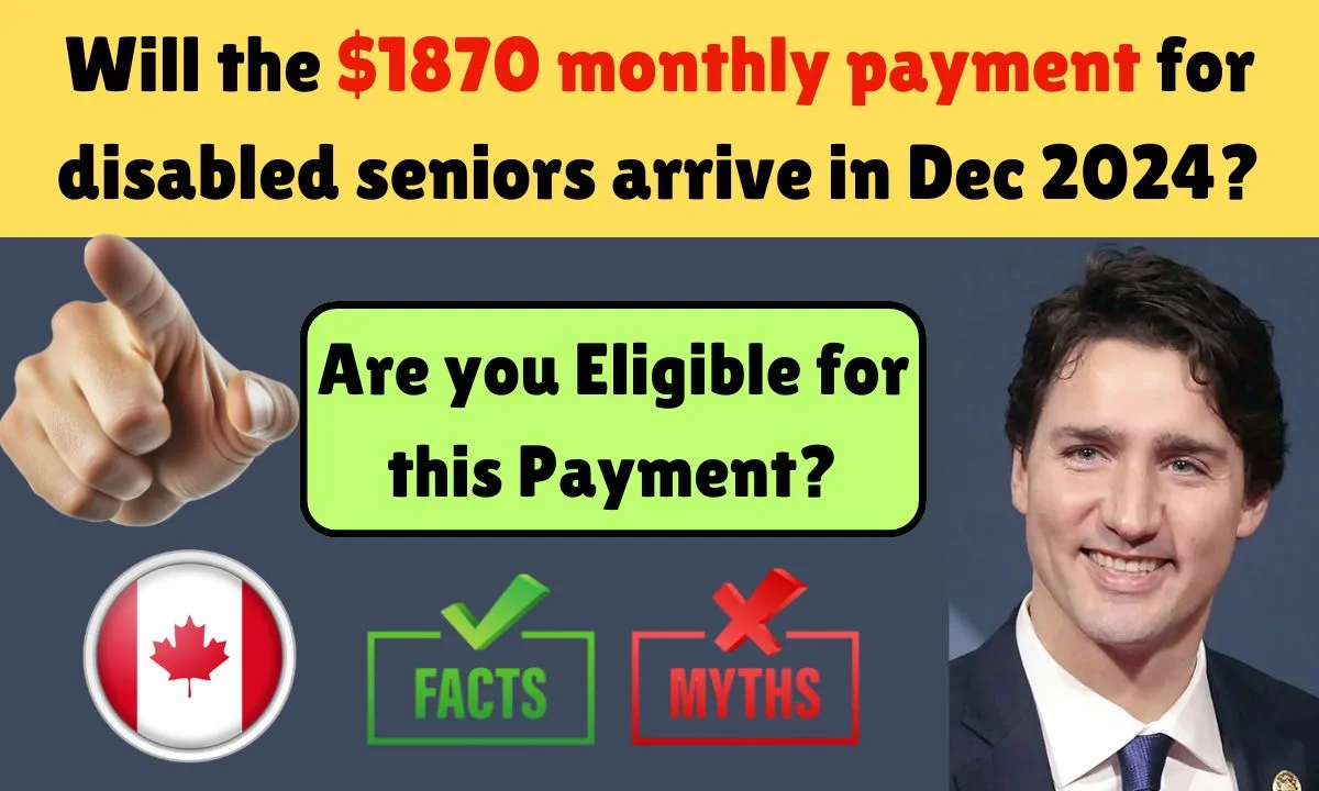 $1870 monthly payment for disabled seniors